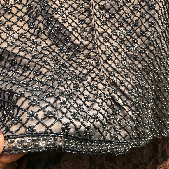 Victoria Royal Gorgeous Heavy Silver Beaded Top 🤩 R2 - Picture 8 of 11